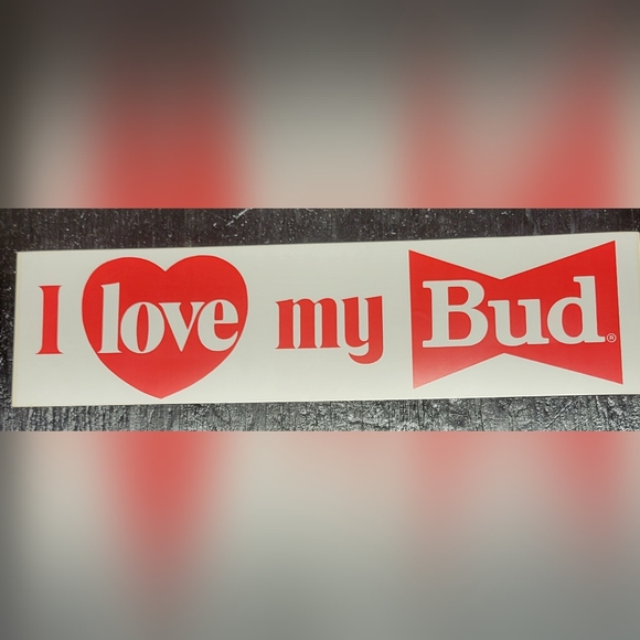 Vintage Budweiser Sticker - Picture 5 of 5